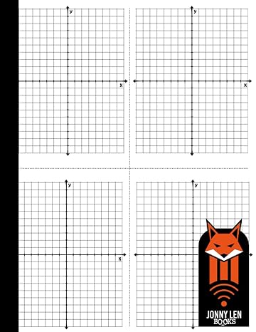 axis graph paper coordinate plane graphing note book notebook exercise book 8 5 x 11 100 pages quad paper 4