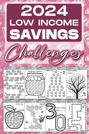 2024 low income savings challenges book building a stable future from modest means with engaging 30 day 60