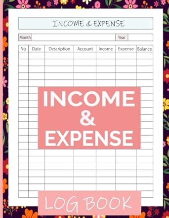 income and expenses log book income and expense tracker book for small business accounting ledgers for
