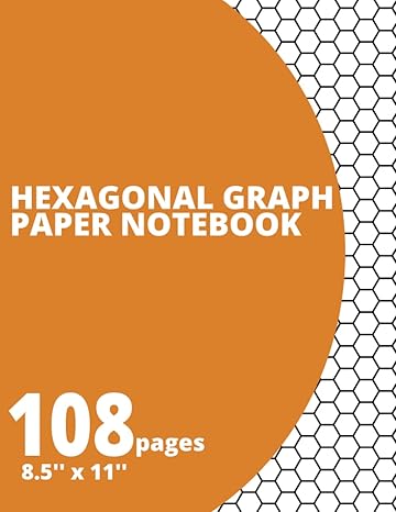 hexagonal graph paper notebook organic chemistry 108 pages best for drawing organic chemistry structures