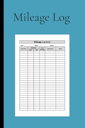 mileage log 1st edition olive price 979-8451353271