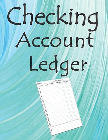 checking account ledger finance transaction and balance book for checking account check and debit card