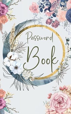 password book internet address password logbook and organizer 5 x 8 alphabetical logbook for digital