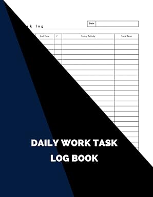 daily work task log book time management organizer for personal and business activities activity record 8 5 x