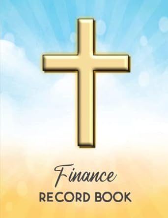 finance record book for churches treasurer log book for small churches church accounting ledger book 1st