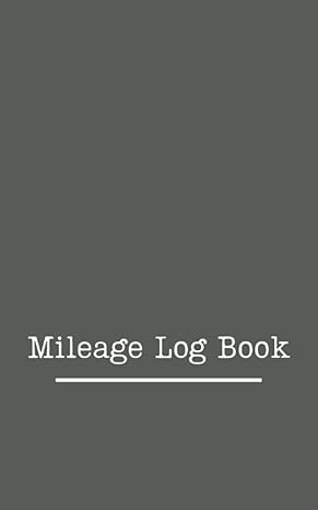 mileage log book vehicle mileage tracker for taxes business simplistic modern design convenient 5 x 8 compact