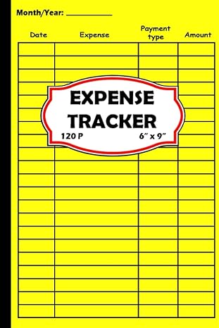 expense tracker keep track daily expense tracker organizer log book / simple money management ledger notebook