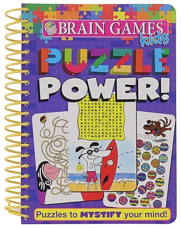 brain games kids puzzle power activity workbook pi kids act csm sp edition editors of phoenix international