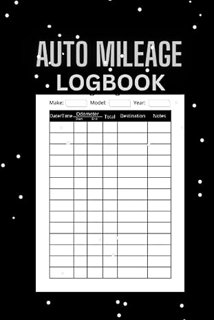 auto mileage logbook mileage log book for taxes auto mileage tracker to record and track your daily mileage