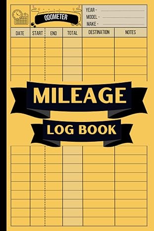 vehicle mileage log book mileage log book for taxes small business / mileage tracker with cute cover /