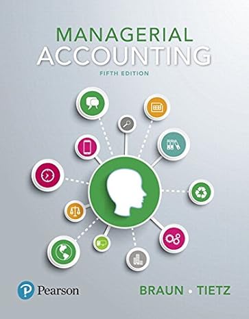 managerial accounting plus mylab accounting with pearson access card package 5th edition karen braun ,wendy