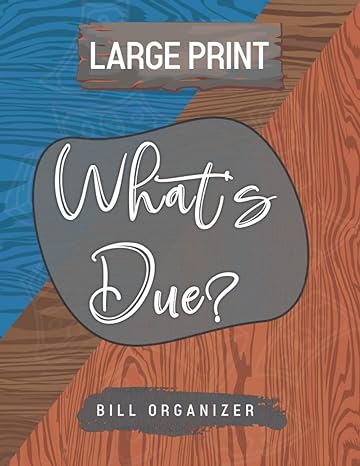 Whats Due Bill Organizer Budget Planner And Monthly With Pockets Home Finance Payment And Budgeting Book With Income And Expense Tracker