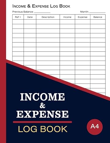 income and expense log book daily and monthly income expense record book financial ledger bookkeeping journal