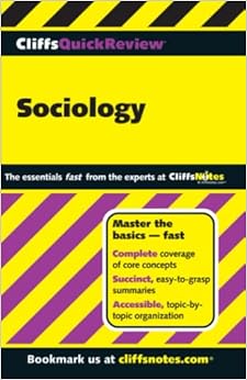 cliffsquickreview sociology 1st edition george d. zgourides page 0764586157, 9780764586156>