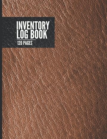 inventory log book a simple inventory log tab book for item organizer for small business or for home brown
