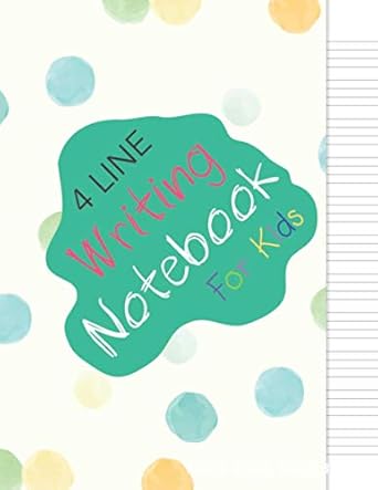 4 line english writing notebook for kids four line notebook kids four line handwriting notebook 4 line book