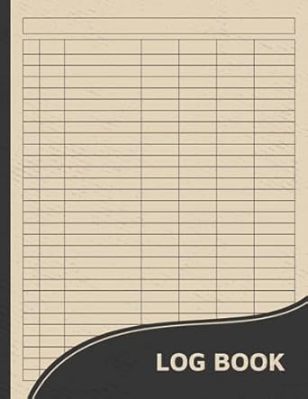 log book customizable large multipurpose daily logbook with 7 columns 1st edition juan d laruen b0cfz5g68t