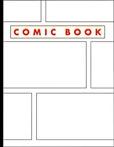 krisp draw your own comic book for kids and adults blank comics storyboard notebook 1st edition krisp