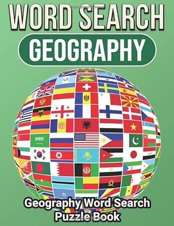 geography word search large print word search puzzle book about geography countries cities and more 8 5 x 11