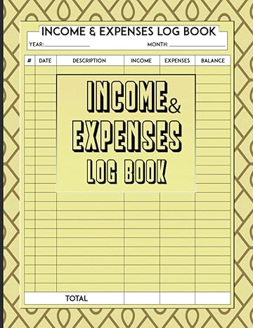 income and expenses log book simple income expense record tracking book cash book accounts bookkeeping for