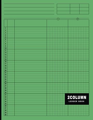 2 column ledger book simple accounting ledger log book for income and expenses columnar logbook/accounting