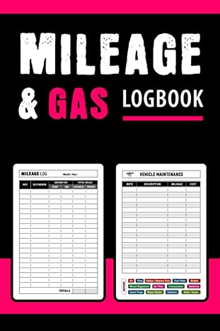 mileage and gas log book vehicle mileage journal for business or personal taxes 1st edition mouad mac momo