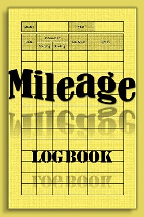 mileage log book keep a comprehensive record of your vehicles mileage and journeys 1st edition semon hanz