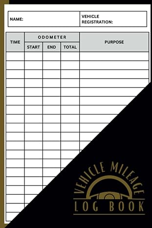 vehicle mileage log book a simple solution to tracking your car mileage and journeys for tax purposes 1st