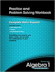 high school math 2011 algebra 1 all in one grade 8/9 student, workbook edition savvas learning co 0133688771,