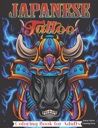 japanese tattoo coloring book the ultimate tattoo coloring book for adults relieve stress with beautiful