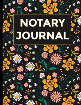notary journal notary public record book notary public journal to record notarial acts for 200 records by a