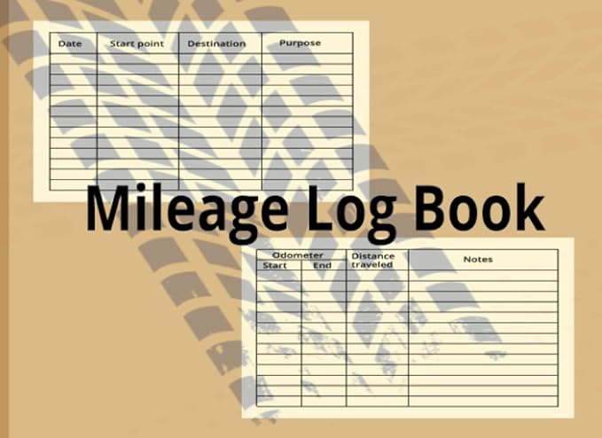 mileage log book journal to record your daily mileage mileage tracker for taxes 1st edition natalie birch