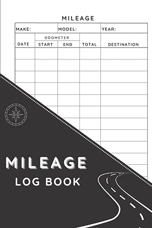 mileage log book keep track of work or business miles for taxes 1st edition hadassah key publishing