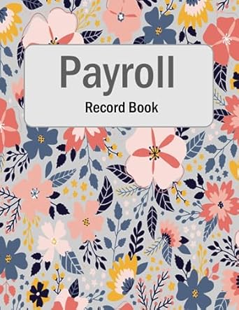 payroll record book simple weekly employee payroll log book employee payroll ledger record for small