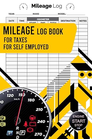 mileage log book for taxes for self employed auto mileage log record book mileage tracker logbook for