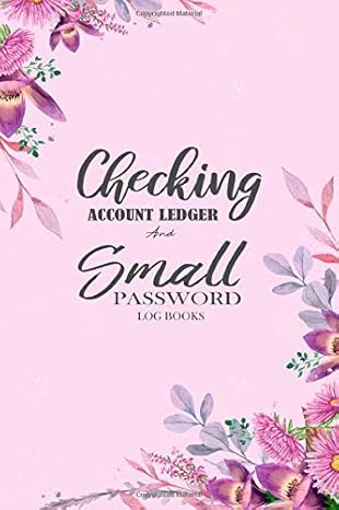 checking account ledger and small password log books a log to web site password keeper to protect and simple