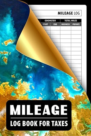 mileage log book for taxes driver log book for miles and gas tracking 1st edition jasper handwell