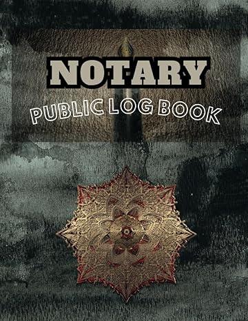 notary public log book awesome notarial acts journal for men and women single entry per page simple with