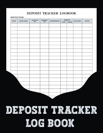 deposit tracker log book track your deposits and get a record of when they are made this gives you enough