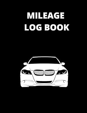 mileage log book vehicle mileage and odometer tracker business or personal tax mileage log book journal