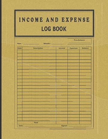 income and expense log book for small business and personal finance track and record your monthly and weekly