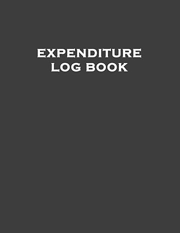expenditure log book professional accounting legder for home based and small businesses to track and monitor