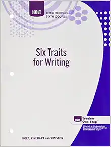 holt elements of literature six traits for writing 1st edition rinehart and winston holt 0554019213,