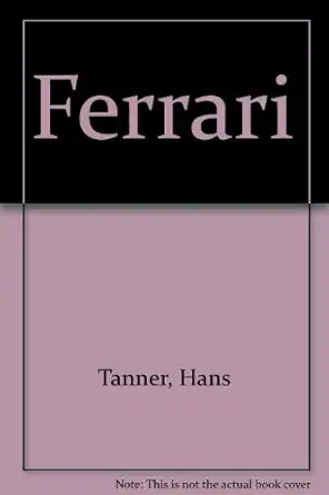 ferrari 1st edition hans tanner 0837602319, 978-0837602318