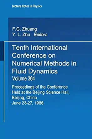 tenth international conference on numerical methods in fluid dynamics proceedings of the conference held at