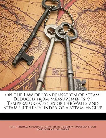 on the law of condensation of steam deduced from measurements of temperature cycles of the walls and steam in