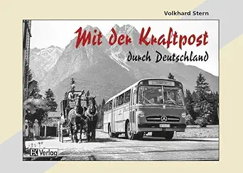 mit der kraftpost durch deutschland 1st edition volkhard stern 3882558547, 978-3882558548