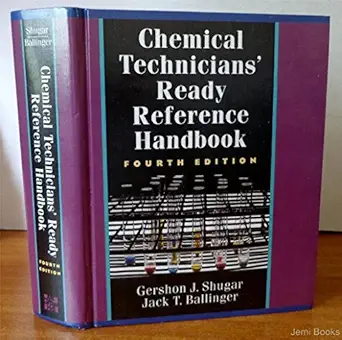 chemical technicians ready reference handbook 1st edition gershon j shugar ,jack t ballinger 0070571864,