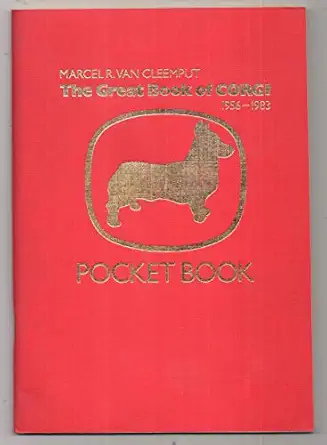 the great book of corgi 1956 1983 pocket book 1st edition marcel r van cleempu 090456858x, 978-0904568585