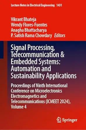 signal processing telecommunication and embedded systems automation and sustainability applications